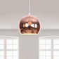 Metallic Orb Pendant Light 1 Light Industrial Style Hanging Light for Living Room Clearhalo 'Art Deco Pendants' 'Cast Iron' 'Ceiling Lights' 'Ceramic' 'Crystal' 'Industrial Pendants' 'Industrial' 'Metal' 'Middle Century Pendants' 'Pendant Lights' 'Pendants' 'Tiffany' Lighting' 769713