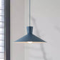 Pink/Blue/Grey Cone Down Lighting Pendant Nordic 1 Light Metal Hanging Pendant Light Clearhalo 'Ceiling Lights' 'Modern Pendants' 'Modern' 'Pendant Lights' 'Pendants' Lighting' 769769