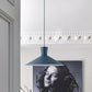 Pink/Blue/Grey Cone Down Lighting Pendant Nordic 1 Light Metal Hanging Pendant Light Clearhalo 'Ceiling Lights' 'Modern Pendants' 'Modern' 'Pendant Lights' 'Pendants' Lighting' 769770