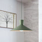 Pink/Blue/Grey Cone Down Lighting Pendant Nordic 1 Light Metal Hanging Pendant Light Green Clearhalo 'Ceiling Lights' 'Modern Pendants' 'Modern' 'Pendant Lights' 'Pendants' Lighting' 769781