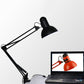Adjustable Dome Shade Desk Lamp Simple Style Metallic 1 Light Black/Red Reading Book Light for Study Room Black Clearhalo 'Lamps' 'Table Lamps' Lighting' 769825