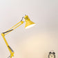 Contemporary Tapered Shade Desk Light Metal 1 Head Study Room Task Lighting with Adjustable Arm in Black/White Yellow Clearhalo 'Lamps' 'Table Lamps' Lighting' 769840