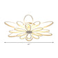 Chrysanths Ceiling Light Fixture Modern Acrylic LED Living Room Flush Mount Light in Warm/White Light, 23.5"/31.5"/41" Wide Clearhalo 'Ceiling Lights' 'Close To Ceiling Lights' 'Close to ceiling' 'Semi-flushmount' Lighting' 770360