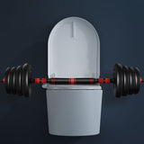 Ceramic in Tankless and Remote Control Included Elongated Wall Hung Toilet Set Clearhalo 'Bathroom Remodel & Bathroom Fixtures' 'Bidets' 'Home Improvement' 'home_improvement' 'home_improvement_bidets' 'Toilets & Bidets' 7703625