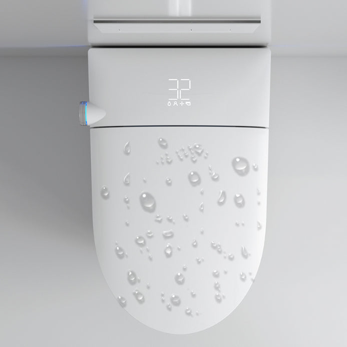 Horizontal Elongated Wall Mounted Bidet with Wireless Remote Control Clearhalo 'Bathroom Remodel & Bathroom Fixtures' 'Bidets' 'Home Improvement' 'home_improvement' 'home_improvement_bidets' 'Toilets & Bidets' 7703668