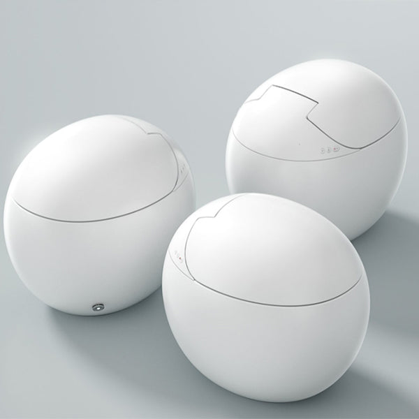 Round Foot Sensor Floor Standing Bidet with Wireless Remote Control Clearhalo 'Bathroom Remodel & Bathroom Fixtures' 'Bidets' 'Home Improvement' 'home_improvement' 'home_improvement_bidets' 'Toilets & Bidets' 7703973