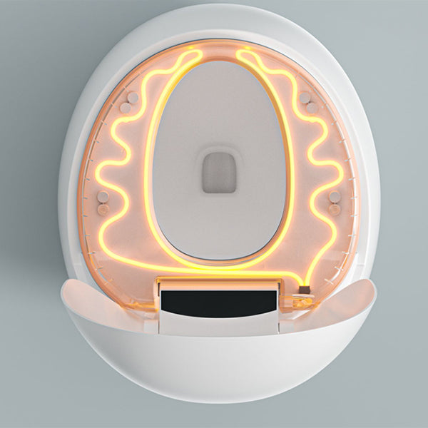 Round Foot Sensor Floor Standing Bidet with Wireless Remote Control Clearhalo 'Bathroom Remodel & Bathroom Fixtures' 'Bidets' 'Home Improvement' 'home_improvement' 'home_improvement_bidets' 'Toilets & Bidets' 7703975