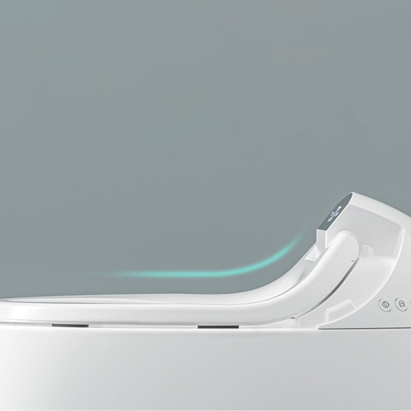 Round Foot Sensor Floor Standing Bidet with Wireless Remote Control Clearhalo 'Bathroom Remodel & Bathroom Fixtures' 'Bidets' 'Home Improvement' 'home_improvement' 'home_improvement_bidets' 'Toilets & Bidets' 7703980