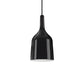 6"/8"/10.5" Wide Bell Pendant Lighting Modern Metal 1 Light Black/White/Chrome Hanging Ceiling Light Clearhalo 'Ceiling Lights' 'Modern Pendants' 'Modern' 'Pendant Lights' 'Pendants' Lighting' 770701