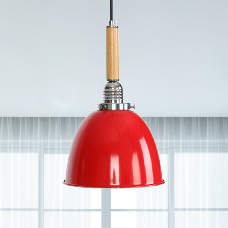 Bell Ceiling Pendant with Adjustable Hanging Cord Lodge Style 1 Light ...