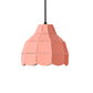 Pink/White/Black Scallop Dome Ceiling Pendant Light Modernism 1 Light Metal Hanging Lamp Kit Pink Clearhalo 'Ceiling Lights' 'Modern Pendants' 'Modern' 'Pendant Lights' 'Pendants' Lighting' 770972