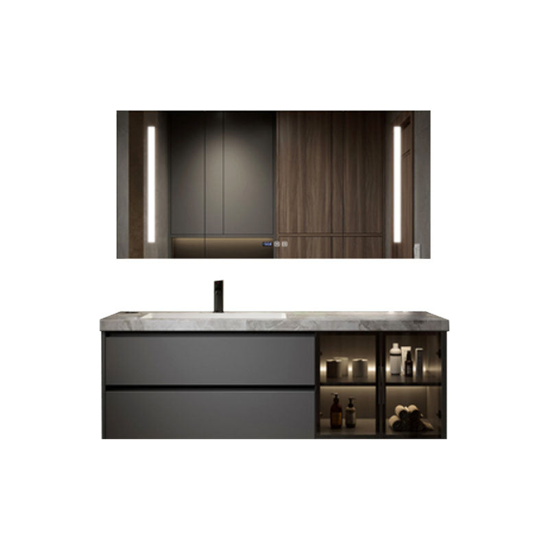 Metal Grey Modern Wall Mount Sink Vanity with Mirror for Bathroom Vanity & Faucet & Mirror Cabinet https: res.litfad.com site img item 2023 03 25 7715211 1200x1200.jpg Clearhalo 'Bathroom Remodel & Bathroom Fixtures' 'Bathroom Vanities' 'bathroom_vanities' 'Home Improvement' 'home_improvement' 'home_improvement_bathroom_vanities' 7715211