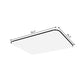 Rectangular Flushmount Lighting Simple Stylish LED Acrylic Ceiling Light Fixture in White for Bedroom, 25.5"/32" Diameter Clearhalo 'Ceiling Lights' 'Close To Ceiling Lights' 'Close to ceiling' 'Flush mount' Lighting' 771632