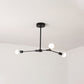 Rotatable Branch Chandelier Nordic Style Metal 3/6 Lights Black/Gold Hanging Pendant Light Clearhalo 'Ceiling Lights' 'Chandeliers' 'Modern Chandeliers' 'Modern' Lighting' 772168