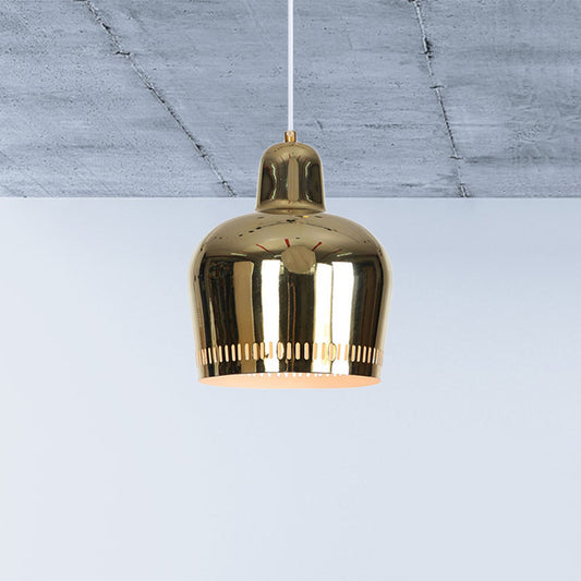Mirror Bell Pendant Lamp Height Adjustable Modern Single Hanging Light for Living Room Clearhalo 'Art Deco Pendants' 'Cast Iron' 'Ceiling Lights' 'Ceramic' 'Crystal' 'Industrial Pendants' 'Industrial' 'Metal' 'Middle Century Pendants' 'Pendant Lights' 'Pendants' 'Tiffany' Lighting' 772246