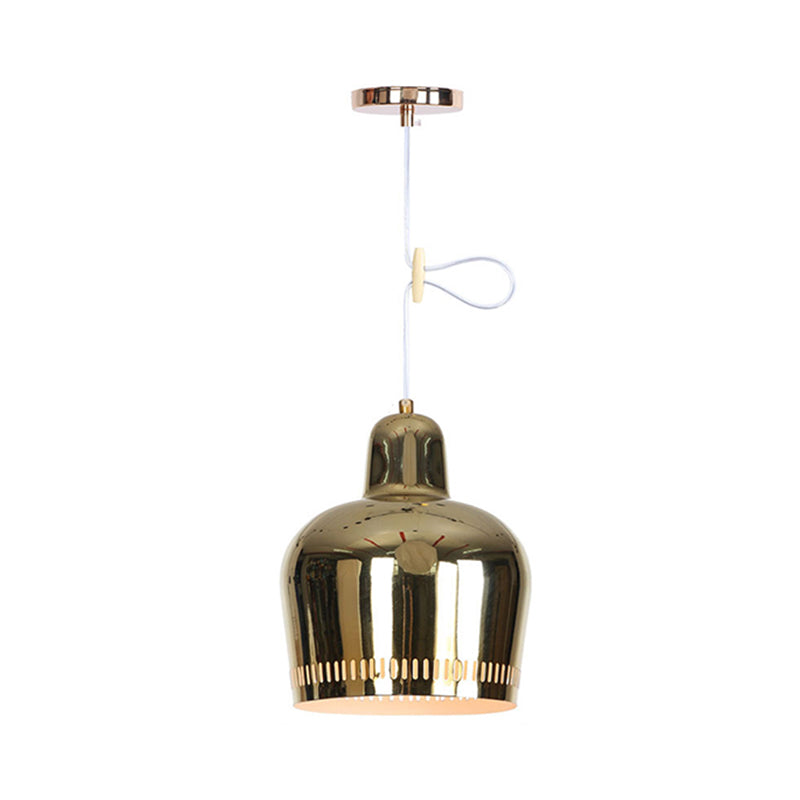 Mirror Bell Pendant Lamp Height Adjustable Modern Single Hanging Light for Living Room Clearhalo 'Art Deco Pendants' 'Cast Iron' 'Ceiling Lights' 'Ceramic' 'Crystal' 'Industrial Pendants' 'Industrial' 'Metal' 'Middle Century Pendants' 'Pendant Lights' 'Pendants' 'Tiffany' Lighting' 772248