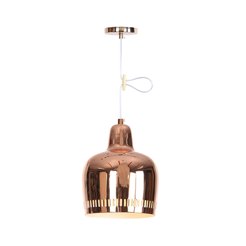 Mirror Bell Pendant Lamp Height Adjustable Modern Single Hanging Light for Living Room Clearhalo 'Art Deco Pendants' 'Cast Iron' 'Ceiling Lights' 'Ceramic' 'Crystal' 'Industrial Pendants' 'Industrial' 'Metal' 'Middle Century Pendants' 'Pendant Lights' 'Pendants' 'Tiffany' Lighting' 772253