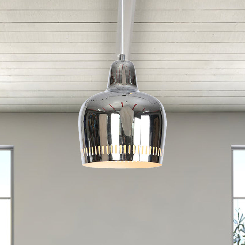 Mirror Bell Pendant Lamp Height Adjustable Modern Single Hanging Light for Living Room Clearhalo 'Art Deco Pendants' 'Cast Iron' 'Ceiling Lights' 'Ceramic' 'Crystal' 'Industrial Pendants' 'Industrial' 'Metal' 'Middle Century Pendants' 'Pendant Lights' 'Pendants' 'Tiffany' Lighting' 772255
