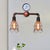 2 Bulbs Wire Frame Wall Mount Light with Pressure Gauge Deco Antique Style Black Metal Wall Lighting Black Clearhalo 'Art deco wall lights' 'Cast Iron' 'Glass' 'Industrial wall lights' 'Industrial' 'Middle century wall lights' 'Modern' 'Rustic wall lights' 'Tiffany' 'Traditional wall lights' 'Wall Lamps & Sconces' 'Wall Lights' Lighting' 773138