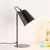 Macoron Style Tapered Desk Lighting 1 Light Metallic Rotatable Reading Light in Black/White for Bedroom Black Clearhalo 'Desk Lamps' 'Lamps' Lighting' 773176