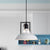 White 1 Bulb Ceiling Pendant Retro Stylish Metal Barn Lampshade Suspended Light with Adjustable Cord, 10.5"/12"/15" W White Clearhalo 'Art Deco Pendants' 'Cast Iron' 'Ceiling Lights' 'Ceramic' 'Crystal' 'Industrial Pendants' 'Industrial' 'Metal' 'Middle Century Pendants' 'Pendant Lights' 'Pendants' 'Tiffany' Lighting' 773393