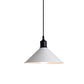 7.5"/8.5" Width Conical Metal Ceiling Pendant Light Modern 1 Light Dining Table Ceiling Light with Adjustable Cord in White Clearhalo 'Ceiling Lights' 'Modern Pendants' 'Modern' 'Pendant Lights' 'Pendants' Lighting' 773427