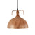1 Bulb Domed Suspension Light Antique Style Bronze/Wood Finish Wrought Iron Pendant Lamp for Warehouse Wood Clearhalo 'Art Deco Pendants' 'Cast Iron' 'Ceiling Lights' 'Ceramic' 'Crystal' 'Industrial Pendants' 'Industrial' 'Metal' 'Middle Century Pendants' 'Pendant Lights' 'Pendants' 'Tiffany' Lighting' 773512