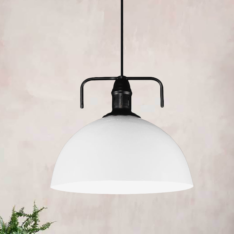 12"/14"/16" Wide 1 Light Metal Pendant Light Vintage Blue/Green Indoor Hanging Ceiling Light with Cord White Clearhalo 'Art Deco Pendants' 'Black' 'Cast Iron' 'Ceiling Lights' 'Ceramic' 'Crystal' 'Industrial Pendants' 'Industrial' 'Metal' 'Middle Century Pendants' 'Pendant Lights' 'Pendants' 'Rustic Pendants' 'Tiffany' Lighting' 773518