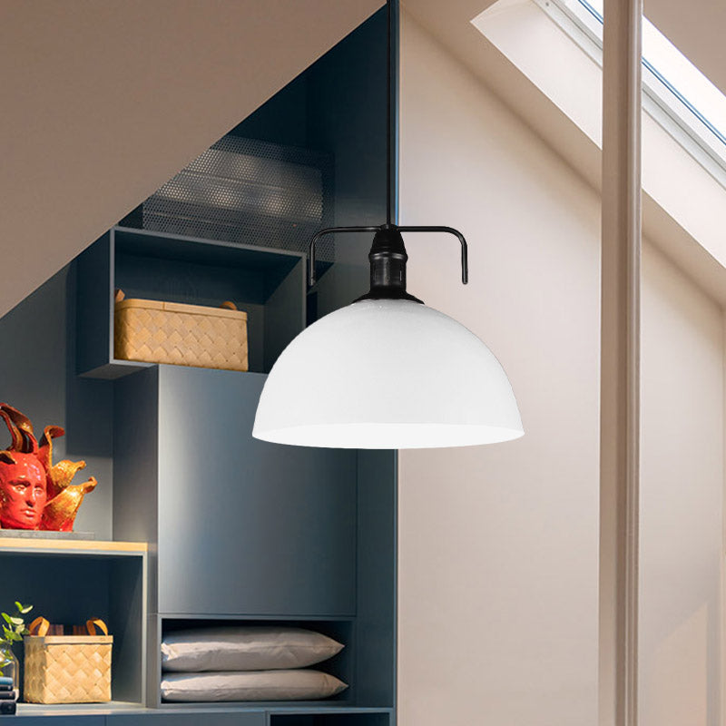 12"/14"/16" Wide 1 Light Metal Pendant Light Vintage Blue/Green Indoor Hanging Ceiling Light with Cord Clearhalo 'Art Deco Pendants' 'Black' 'Cast Iron' 'Ceiling Lights' 'Ceramic' 'Crystal' 'Industrial Pendants' 'Industrial' 'Metal' 'Middle Century Pendants' 'Pendant Lights' 'Pendants' 'Rustic Pendants' 'Tiffany' Lighting' 773519