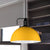 12"/14"/16" Wide 1 Light Metal Pendant Light Vintage Blue/Green Indoor Hanging Ceiling Light with Cord Yellow Clearhalo 'Art Deco Pendants' 'Black' 'Cast Iron' 'Ceiling Lights' 'Ceramic' 'Crystal' 'Industrial Pendants' 'Industrial' 'Metal' 'Middle Century Pendants' 'Pendant Lights' 'Pendants' 'Rustic Pendants' 'Tiffany' Lighting' 773533