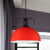 12"/14"/16" Wide 1 Light Metal Pendant Light Vintage Blue/Green Indoor Hanging Ceiling Light with Cord Red Clearhalo 'Art Deco Pendants' 'Black' 'Cast Iron' 'Ceiling Lights' 'Ceramic' 'Crystal' 'Industrial Pendants' 'Industrial' 'Metal' 'Middle Century Pendants' 'Pendant Lights' 'Pendants' 'Rustic Pendants' 'Tiffany' Lighting' 773549