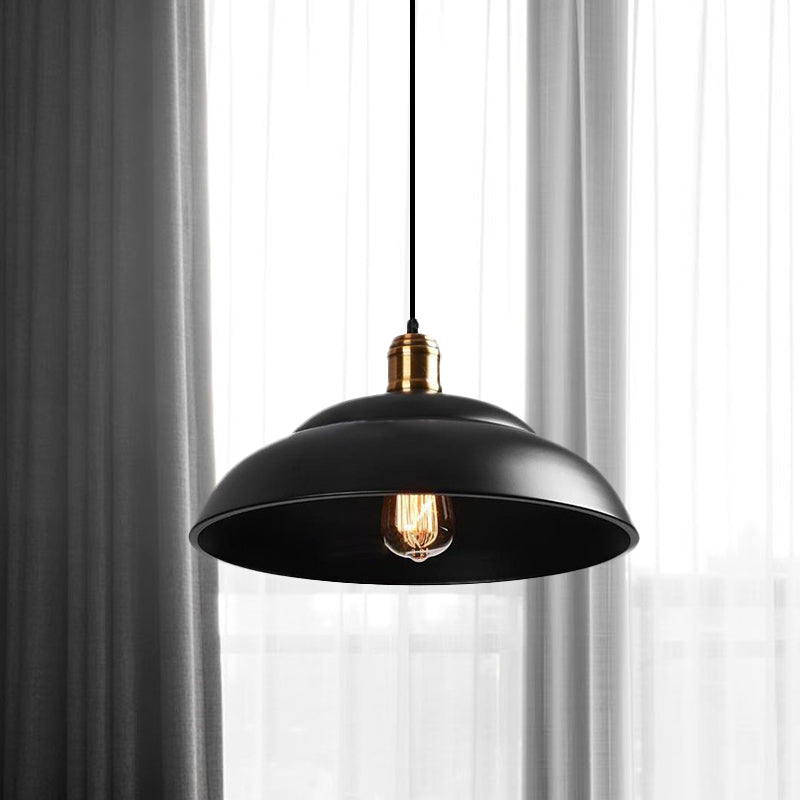 Retro Style Double Bubble Pendant Lamp 1 Light Metallic Hanging Ceiling Light in Black/White for Coffee Shop Clearhalo 'Art Deco Pendants' 'Black' 'Cast Iron' 'Ceiling Lights' 'Ceramic' 'Crystal' 'Industrial Pendants' 'Industrial' 'Metal' 'Middle Century Pendants' 'Modern Pendants' 'Modern' 'Pendant Lights' 'Pendants' 'Rustic Pendants' 'Tiffany' Lighting' 773623