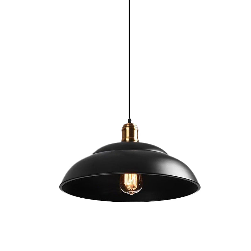 Retro Style Double Bubble Pendant Lamp 1 Light Metallic Hanging Ceiling Light in Black/White for Coffee Shop Clearhalo 'Art Deco Pendants' 'Black' 'Cast Iron' 'Ceiling Lights' 'Ceramic' 'Crystal' 'Industrial Pendants' 'Industrial' 'Metal' 'Middle Century Pendants' 'Modern Pendants' 'Modern' 'Pendant Lights' 'Pendants' 'Rustic Pendants' 'Tiffany' Lighting' 773624