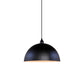 Dome Shade Iron Pendant Lighting Industrial 1 Bulb Dining Table Hanging Ceiling Light in Black Clearhalo 'Art Deco Pendants' 'Black' 'Cast Iron' 'Ceiling Lights' 'Ceramic' 'Crystal' 'Industrial Pendants' 'Industrial' 'Metal' 'Middle Century Pendants' 'Pendant Lights' 'Pendants' 'Rustic Pendants' 'Tiffany' Lighting' 773656