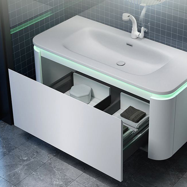 Wall Mount Mirror Included Bathroom Sink Vanity with Faucet Sink Clearhalo 'Bathroom Remodel & Bathroom Fixtures' 'Bathroom Vanities' 'bathroom_vanities' 'Home Improvement' 'home_improvement' 'home_improvement_bathroom_vanities' 7737561