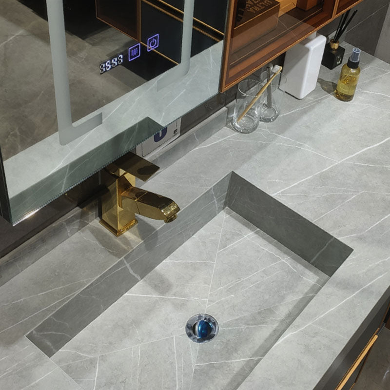 Wall Mount Mirror Included Bathroom Sink Vanity with Sink Faucet Clearhalo 'Bathroom Remodel & Bathroom Fixtures' 'Bathroom Vanities' 'bathroom_vanities' 'Home Improvement' 'home_improvement' 'home_improvement_bathroom_vanities' 7737710