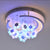 Contemporary Moon Starry Ceiling Lamp Acrylic White LED Semi Ceiling Mount Light for Theme Park White Warm Clearhalo 'Ceiling Lights' 'Close To Ceiling Lights' 'Close to ceiling' 'Semi-flushmount' Lighting' 77386