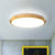 Acrylic Circular LED Flush Ceiling Light Kid Bedroom Hallway Macaron Stylish Ceiling Lamp Yellow Clearhalo 'Ceiling Lights' 'Close To Ceiling Lights' 'Close to ceiling' 'Flush mount' Lighting' 774384