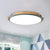 Acrylic Circular LED Flush Ceiling Light Kid Bedroom Hallway Macaron Stylish Ceiling Lamp Blue Clearhalo 'Ceiling Lights' 'Close To Ceiling Lights' 'Close to ceiling' 'Flush mount' Lighting' 774394