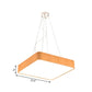 12"/16"/19.5" Wide Wooden Square Suspension Lighting Modern Led Beige Hanging Pendant Lamp Kit in White/Warm/Natural Light Clearhalo 'Ceiling Lights' 'Modern Pendants' 'Modern' 'Pendant Lights' 'Pendants' Lighting' 775503