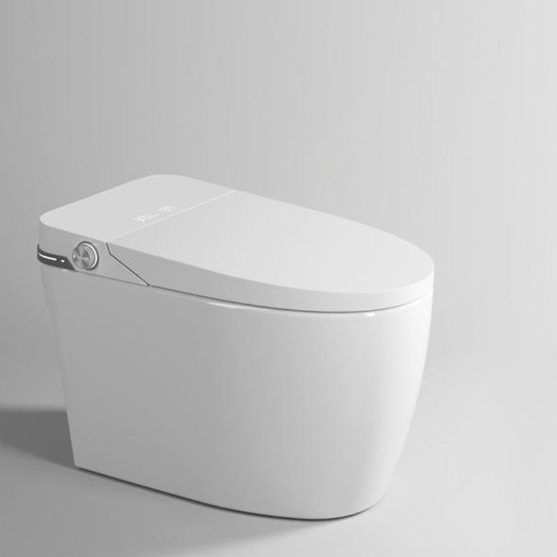 15.9" W Antimicrobial Ceramic Floor Mount Bidet with Warm Air Dryer No Clearhalo 'Bathroom Remodel & Bathroom Fixtures' 'Bidets' 'Home Improvement' 'home_improvement' 'home_improvement_bidets' 'Toilets & Bidets' 7758142