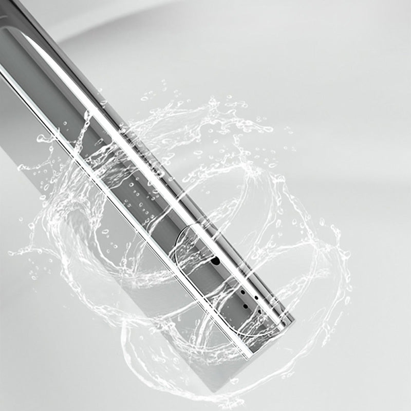 Gray Electronic Elongated Toilet Seat Bidet with Wireless Remote Control Clearhalo 'Bathroom Remodel & Bathroom Fixtures' 'Bidets' 'Home Improvement' 'home_improvement' 'home_improvement_bidets' 'Toilets & Bidets' 7758177