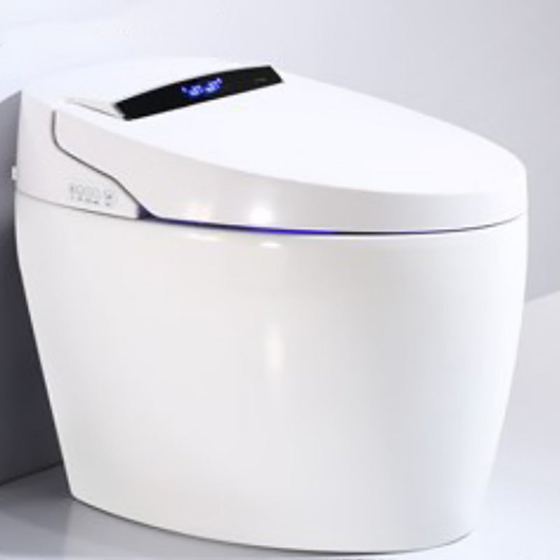 20" H White Finish Smart Toilet Seat Bidet of Vitreous China Bidets Clearhalo 'Bathroom Remodel & Bathroom Fixtures' 'Bidets' 'Home Improvement' 'home_improvement' 'home_improvement_bidets' 'Toilets & Bidets' 7758197