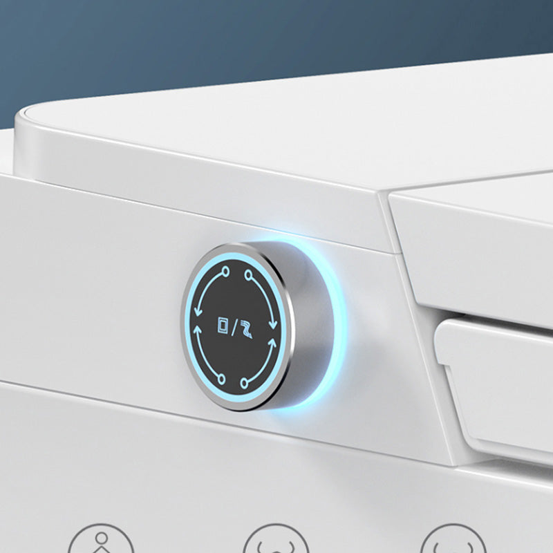 Foot Sensor Ceramic with Heated Seat Contemporary White Floor Mount Bidet Clearhalo 'Bathroom Remodel & Bathroom Fixtures' 'Bidets' 'Home Improvement' 'home_improvement' 'home_improvement_bidets' 'Toilets & Bidets' 7758332