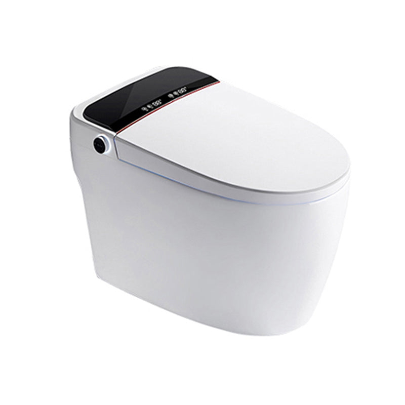 Floor Mount Bidet Elongated with Heated Seat Ceramic Contemporary Clearhalo 'Bathroom Remodel & Bathroom Fixtures' 'Bidets' 'Home Improvement' 'home_improvement' 'home_improvement_bidets' 'Toilets & Bidets' 7758436