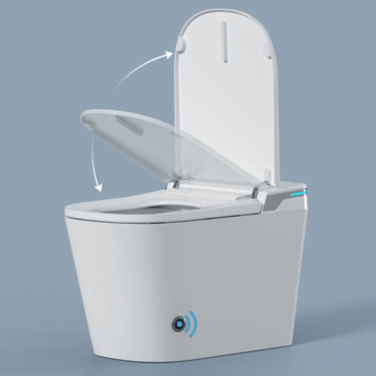 Ceramic Contemporary Foot Sensor Elongated Temperature Control Floor Standing Bidet Clearhalo 'Bathroom Remodel & Bathroom Fixtures' 'Bidets' 'Home Improvement' 'home_improvement' 'home_improvement_bidets' 'Toilets & Bidets' 7758458