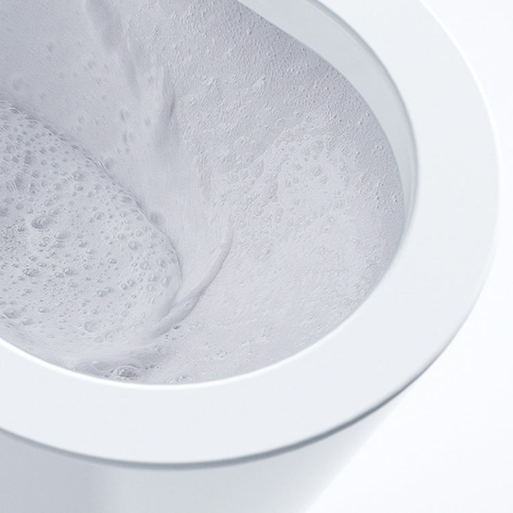 White Ceramic Elongated Foot Sensor with Heated Seat Floor Mount Bidet Clearhalo 'Bathroom Remodel & Bathroom Fixtures' 'Bidets' 'Home Improvement' 'home_improvement' 'home_improvement_bidets' 'Toilets & Bidets' 7758475