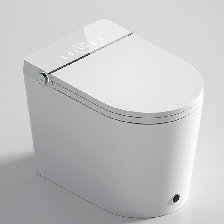 Ceramic Temperature Control White Elongated Contemporary Floor Standing Bidet Clearhalo 'Bathroom Remodel & Bathroom Fixtures' 'Bidets' 'Home Improvement' 'home_improvement' 'home_improvement_bidets' 'Toilets & Bidets' 7758720