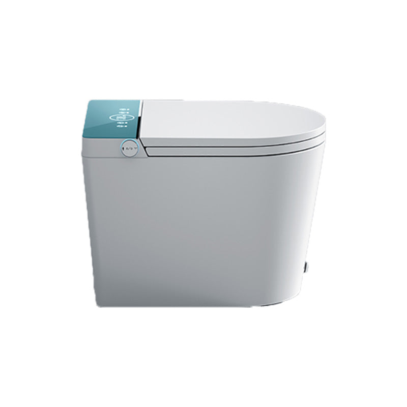 Elongated with Heated Seat Foot Sensor Contemporary Ceramic Floor Mount Bidet Clearhalo 'Bathroom Remodel & Bathroom Fixtures' 'Bidets' 'Home Improvement' 'home_improvement' 'home_improvement_bidets' 'Toilets & Bidets' 7758742