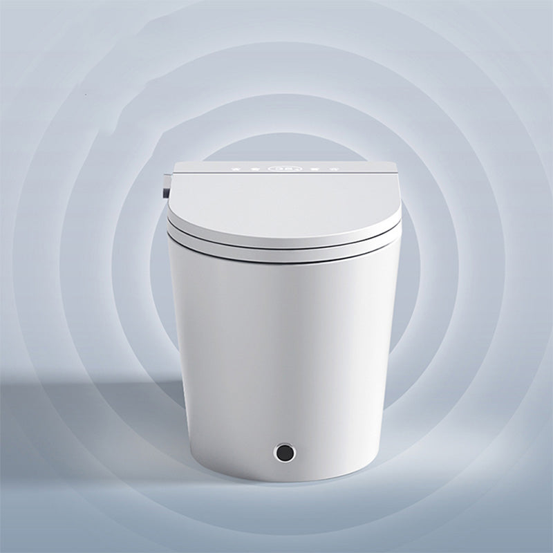 Elongated with Heated Seat Foot Sensor Contemporary Ceramic Floor Mount Bidet Clearhalo 'Bathroom Remodel & Bathroom Fixtures' 'Bidets' 'Home Improvement' 'home_improvement' 'home_improvement_bidets' 'Toilets & Bidets' 7758746